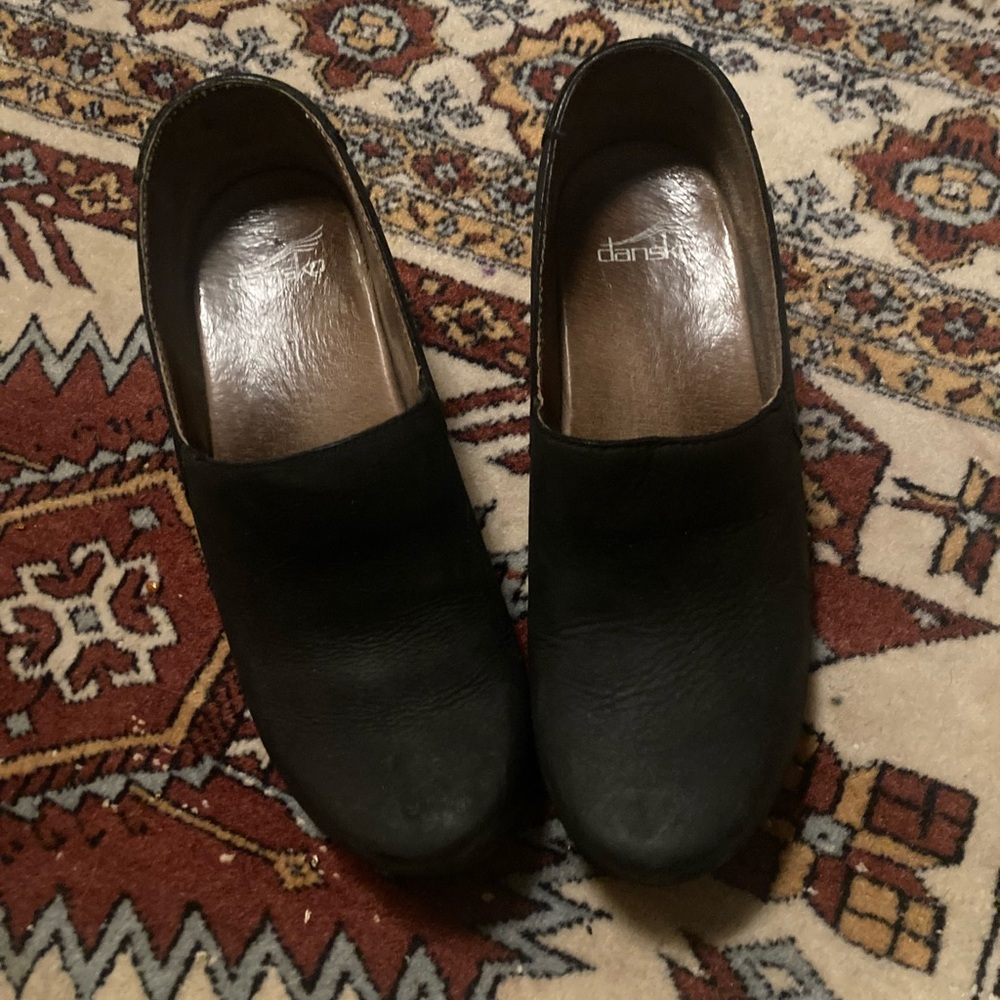 Black Dansko Mavis Clogs- Size 38